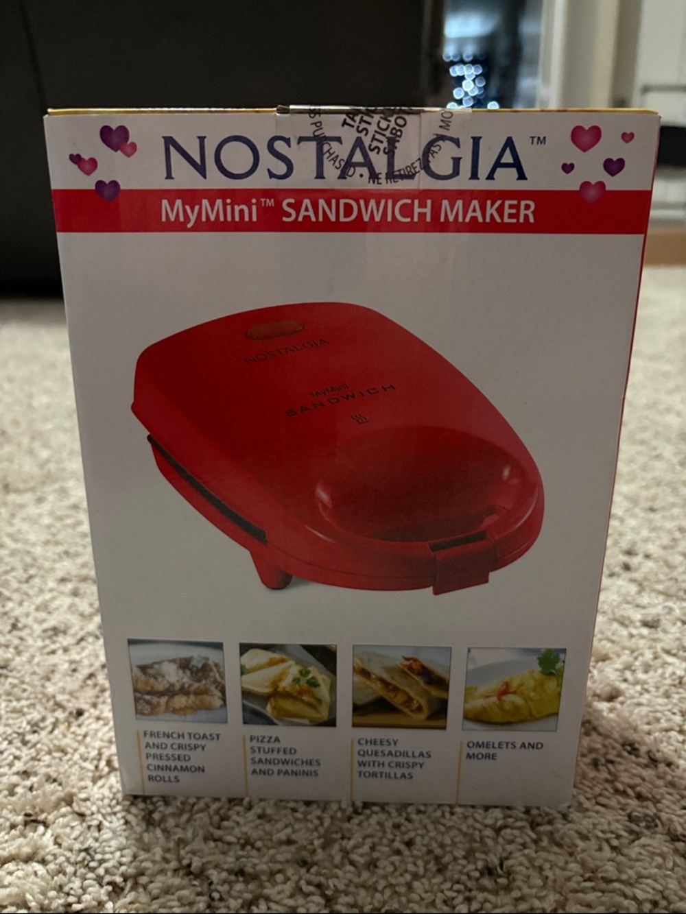 Mini sandwich maker quesadillas paninis